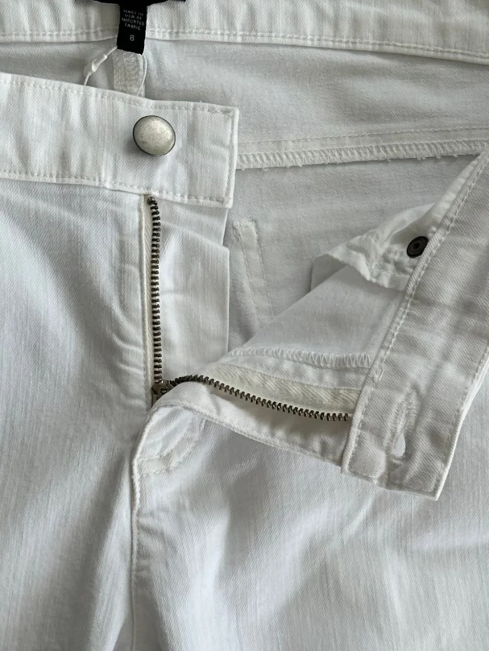 Eileen Fisher Slim Ankle Organic Cotton Stretch Denim Jeans 8 Casual Classic NWT - Picture 5 of 14